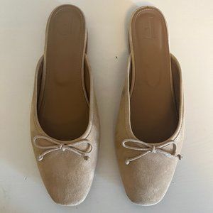 Flattered Malva Suede Mules - Size 39